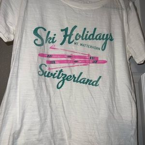 J crew ski t-shirt